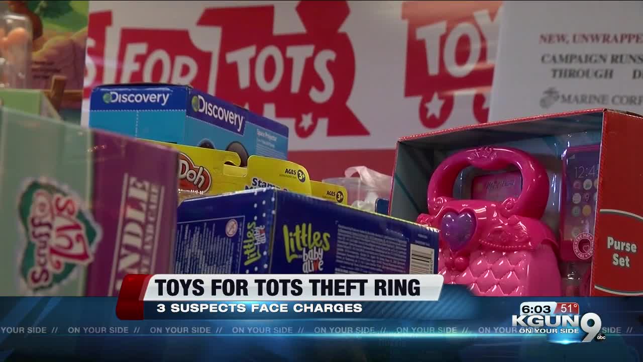 Suspect arraigned in 2017 Toys for Tots theft