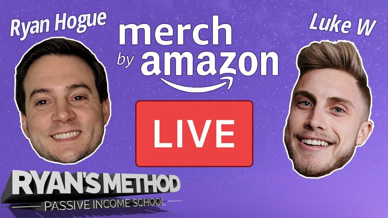 LIVE: Amazon Merch Tips w/ Luke W