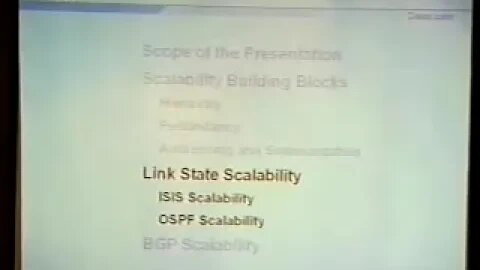 Tutorial IP Routing Protocol Scalability Theory and Examples