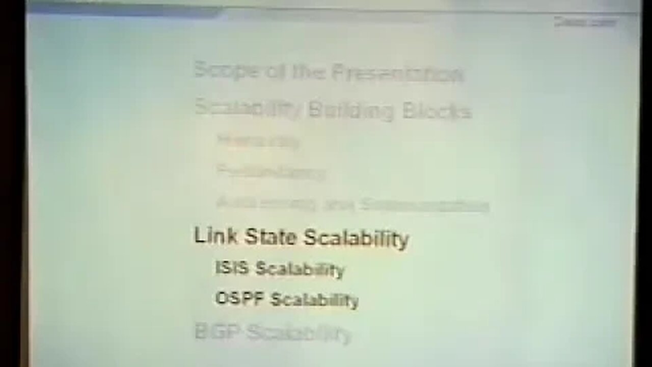 Tutorial IP Routing Protocol Scalability Theory and Examples