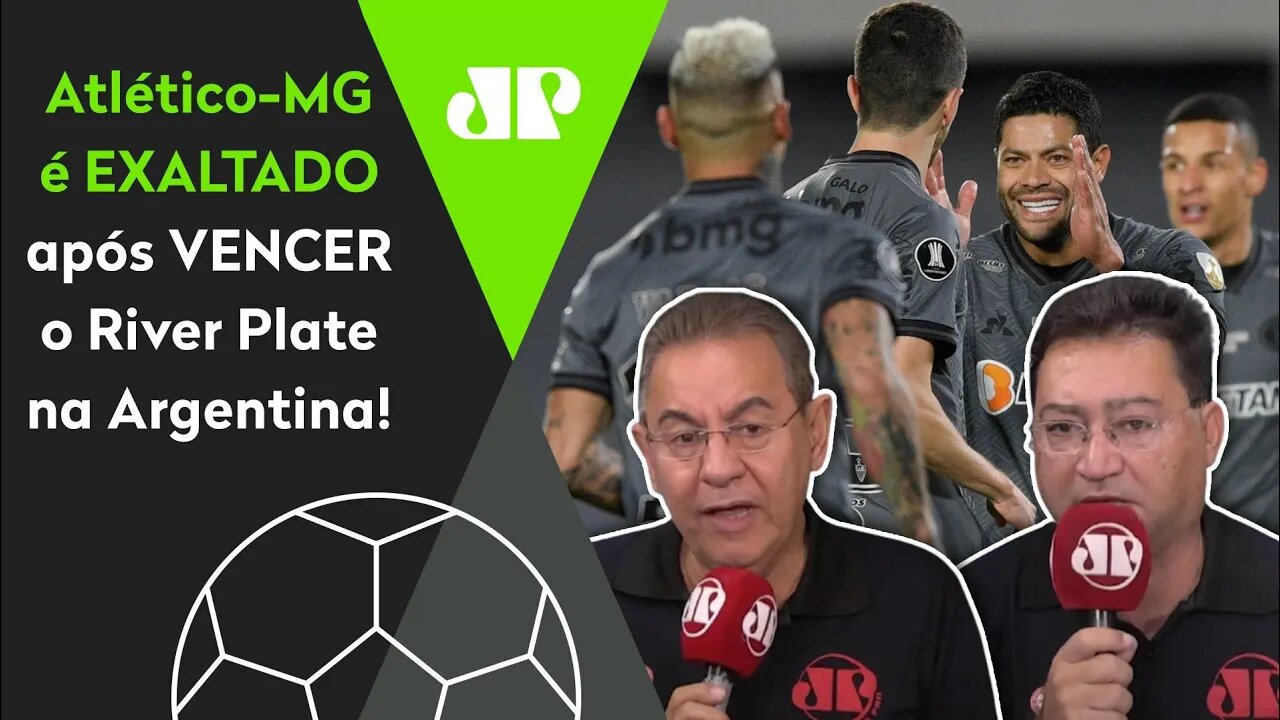 "Foi SENSACIONAL o que Atlético-MG fez com o River Plate!" Veja DEBATE após vitória HISTÓRICA!