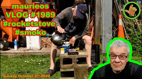 maurieos VLOG #1989 #rocketstove #smoko