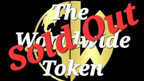 The Worldwide Token | Crypto | Bitcoin | Binance | Vulcan Blockchain | Worldwide Token Sold Out