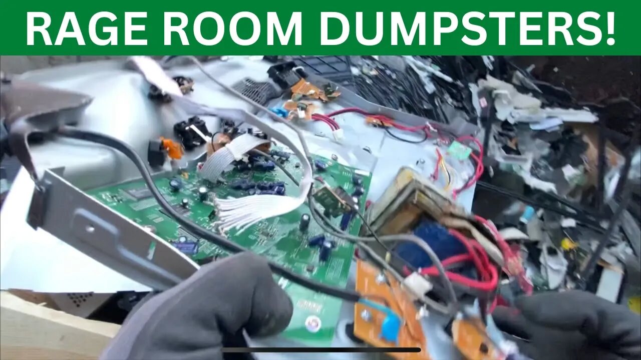 Dumpster Diving 2023: Rage Room Destruction!