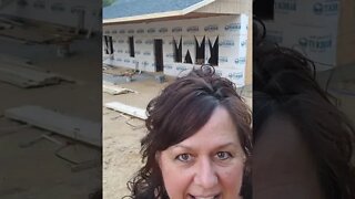 Studs everywhere! Vacation cabin rental build update! #shortsvideo, #shorts