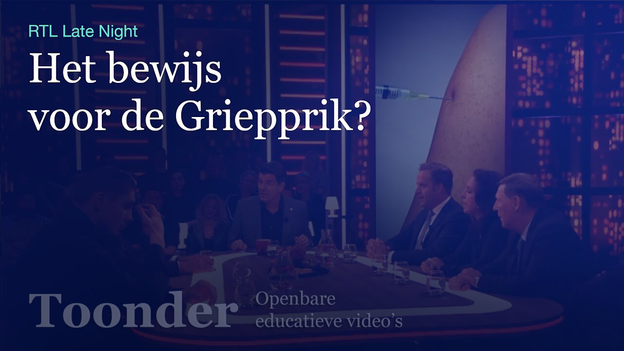 Het bewijs voor de griepprik? (RLT Late Night)