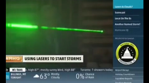 Laser In Clouds To Control Weather