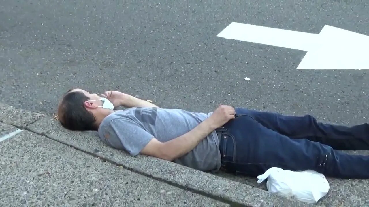 I found this man laying on the ground and called 911 - From This Landscape