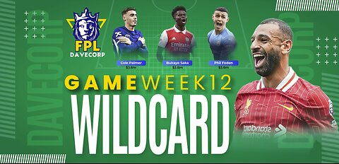 FPL WILDCARD DRAFTS | GAMEWEEK 12 | Salah, Palmer, Saka Squad 💥| Fantasy Premier League Tips 2024/25