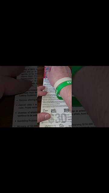 Brand NEW $30 Scratch Off Lottery Tickets!