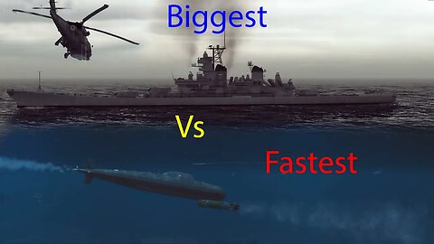 Biggest Destroyer VS Fastest Submarine - Cold Waters with Dot Mod