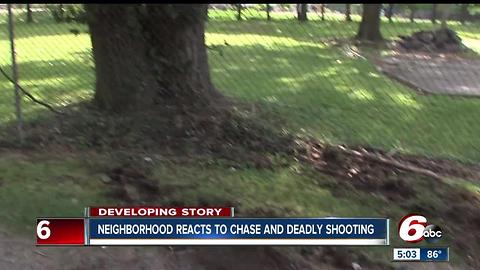 Neighbors react to deadly officer involved shooting on Indy's west side