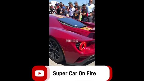 Super Car on Fire Cars Video