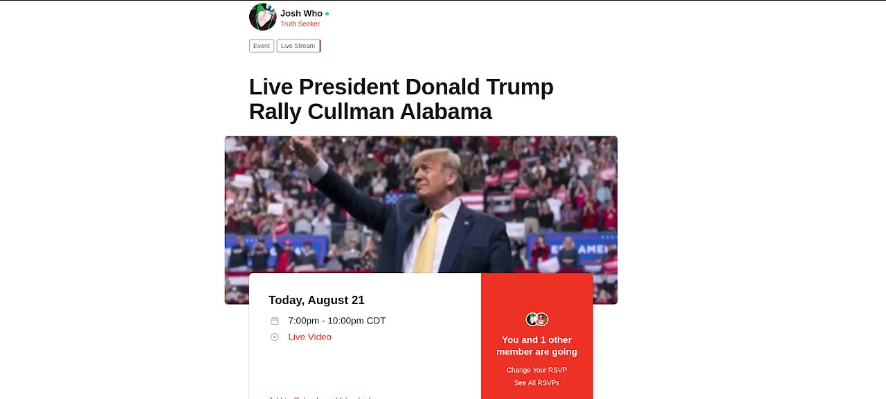 Live President Donald Trump Rally Cullman Alabama