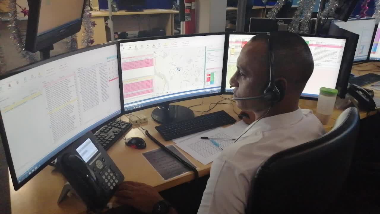 *EXCLUSIVE WEEKEND ARGUS* SOUTH AFRICA - Cape Town - EMS Control Centre (Video) (jkF)