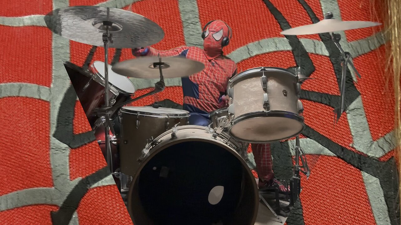 Spider-Man (Live) from The Ramones (drum cover)