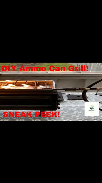 DIY Propane Ammo Can Camp Grill?! #shorts # #howto @selfmayed