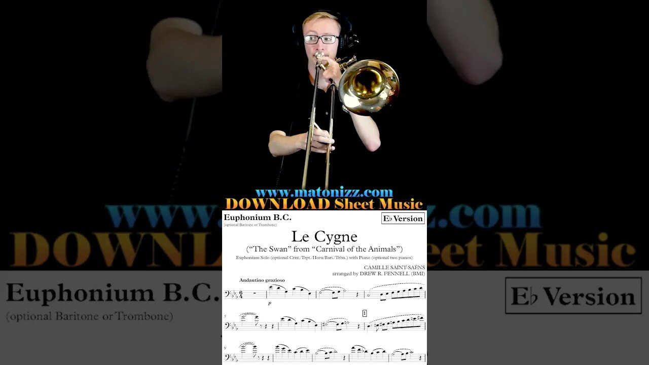 Who's the better Swan 🦢 Tuba or Trombone???#theswan #swan #saintsaens #tuba #trombone #comparison