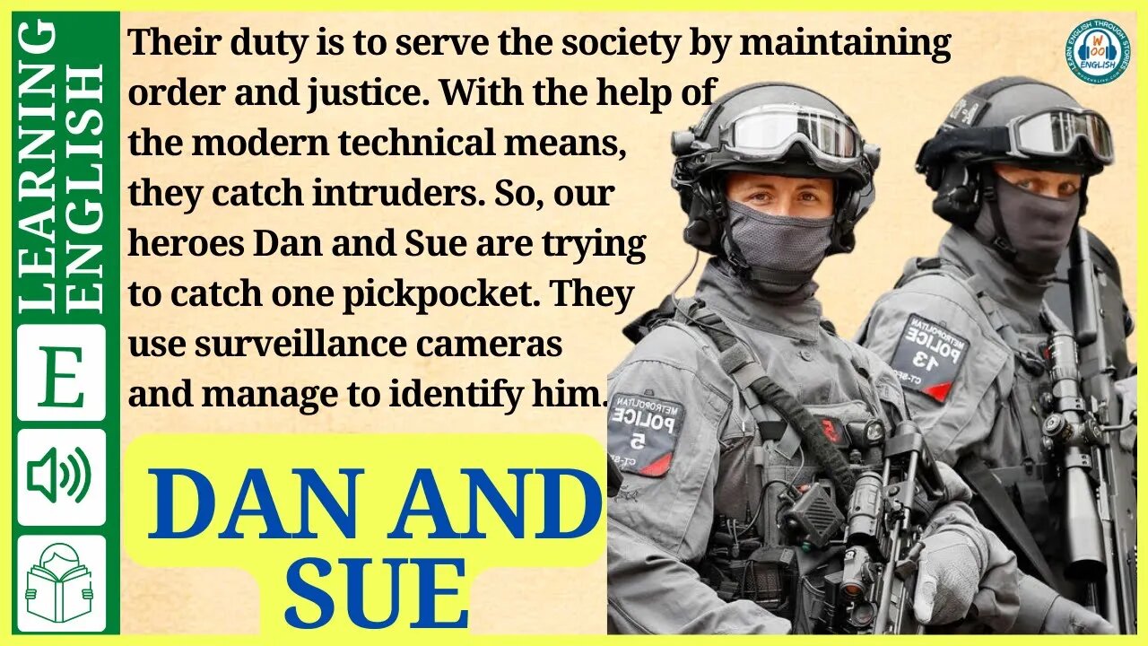 learn English through story level 2 🍁Dan and Sue | WooEnglish