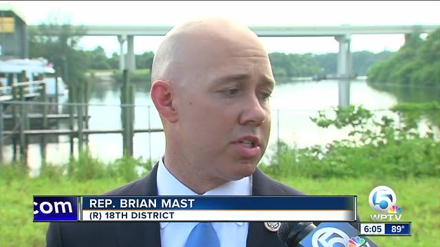 Congressman Brian Mast offers no reaction to president's remarks