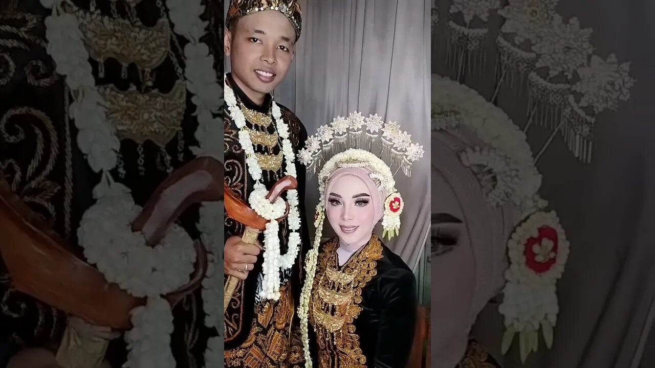 Pengantin Pakaian Adat Jawa Modifikasi di sumsel - Indonesia #shortvideo #shortvideo #shorts