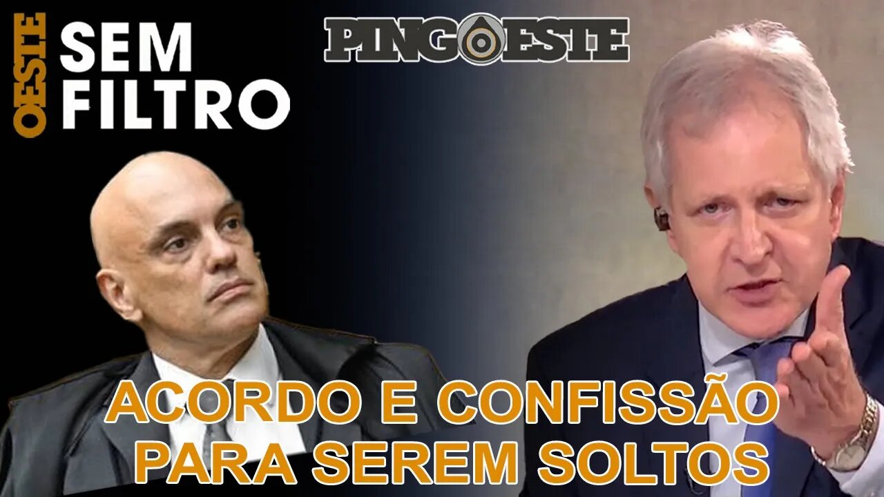 Moraes quer acordo e confissão de presos