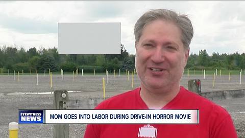 Woman goes into labor during movie but car is dead