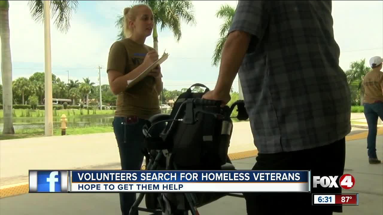 Aid groups reach out to help homeless veterans in Collier County