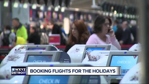 Booking flights for the holidays