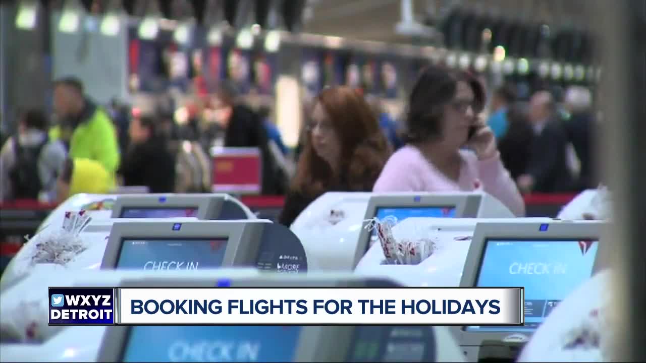 Booking flights for the holidays