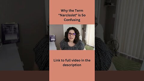 Why the Term "Narcissism" is Confusing #shorts