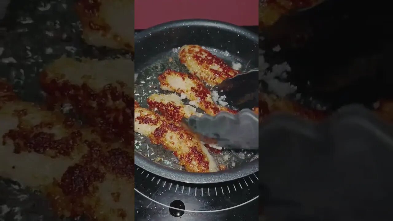 Satisfying frying sounds Chicken Fingers #foods #sounds #satisfying #frying #shortvideo