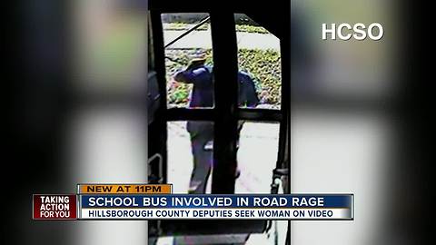 Hillsborough detectives look for woman involved in school bus road rage incident