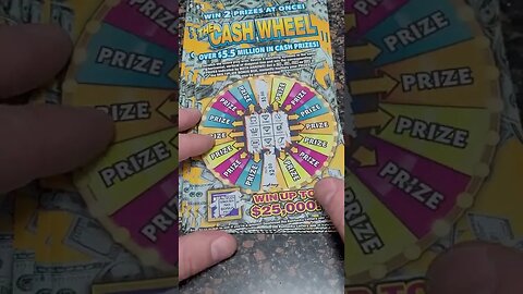 I bought Cash Wheel Lottery Tickets from the Grocery Store!