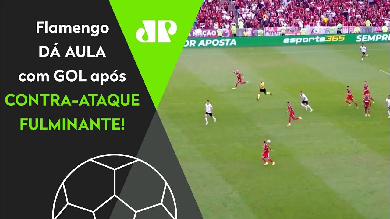 AVASSALADOR! Flamengo TRUCIDA o Athletico-PR de Felipão com GOL após CONTRA-ATAQUE FULMINANTE!