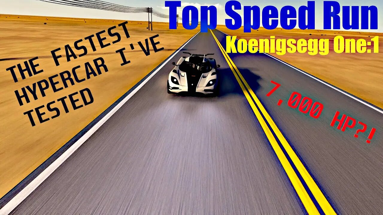 The FASTEST HYPERCAR I've ever tested! // Koenigsegg One:1 7,000HP 350+MPH // Assetto Corsa