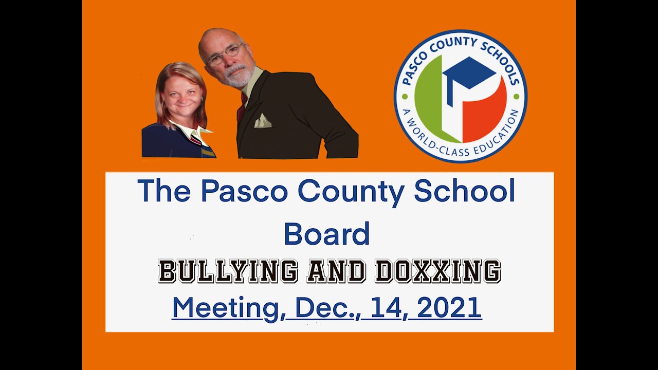 Ray Gadd Doxxing a parent at the Pasco Co. School Board meeting 121421