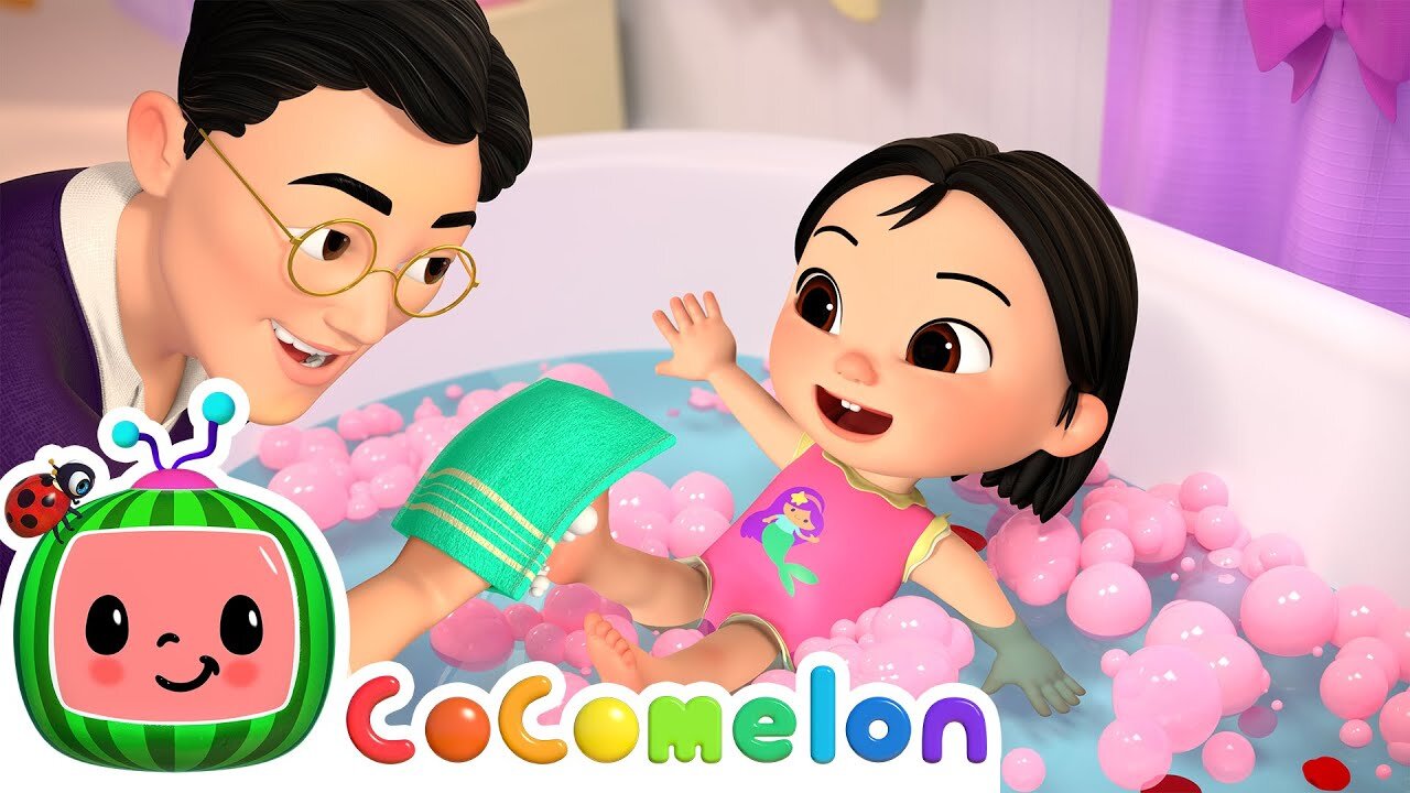 Cece's Bath Song - CoComelon Nursery Rhymes & Kids Songs