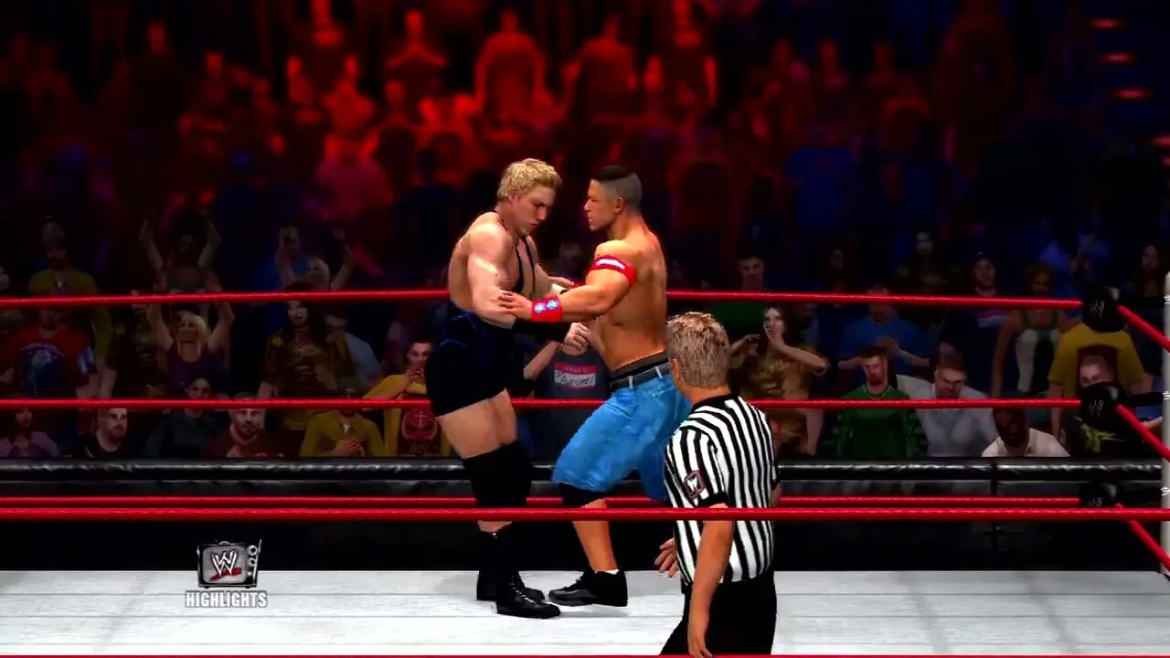 WWE '12 Gameplay John Cena vs Jack Swagger