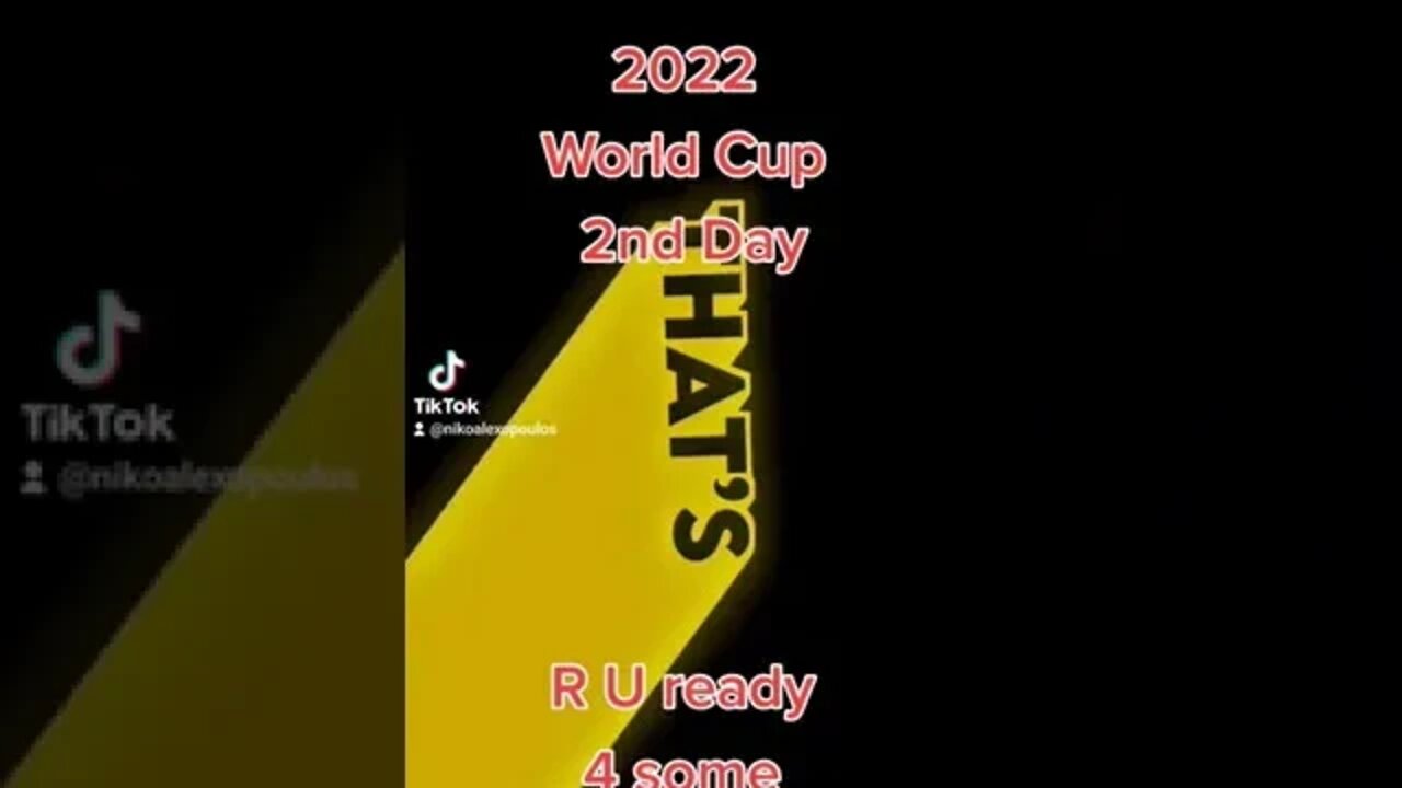 #2022worldcup second day r u ready 4 some futbal #tunisiavsdenmark