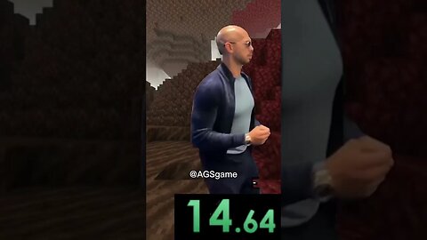 Andrew Tate Speedruns Minecraft #shorts