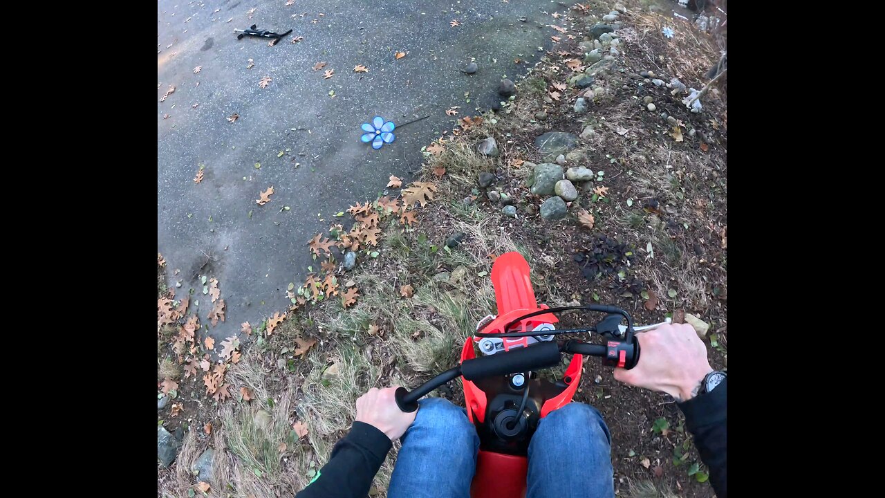 testing little man's new honda50 bike