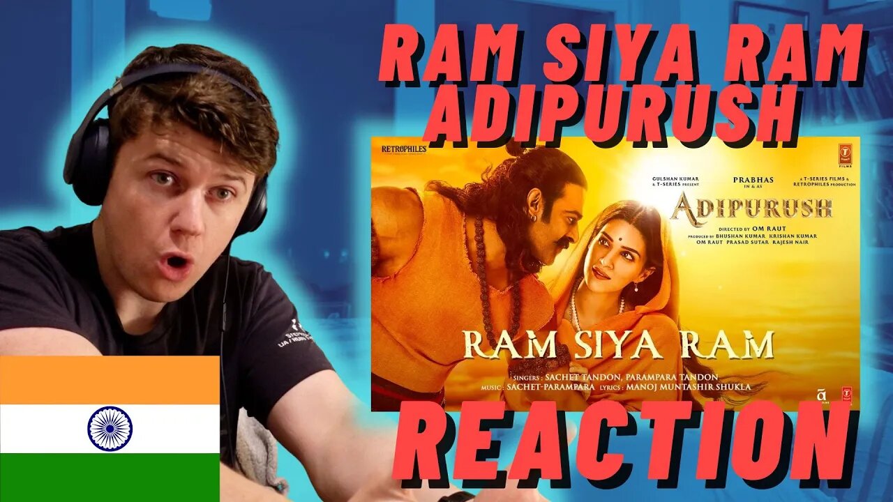 Ram Siya Ram (Hindi) Adipurush | IRISH REACTION | Prabhas((IRISH REACTION!!))