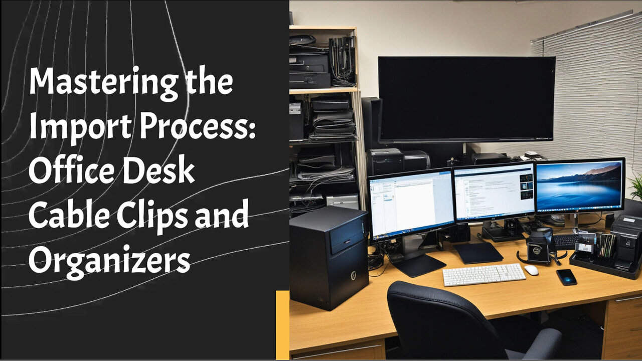 Mastering the Import Process: Office Desk Cable Clips and Organizers in the USA