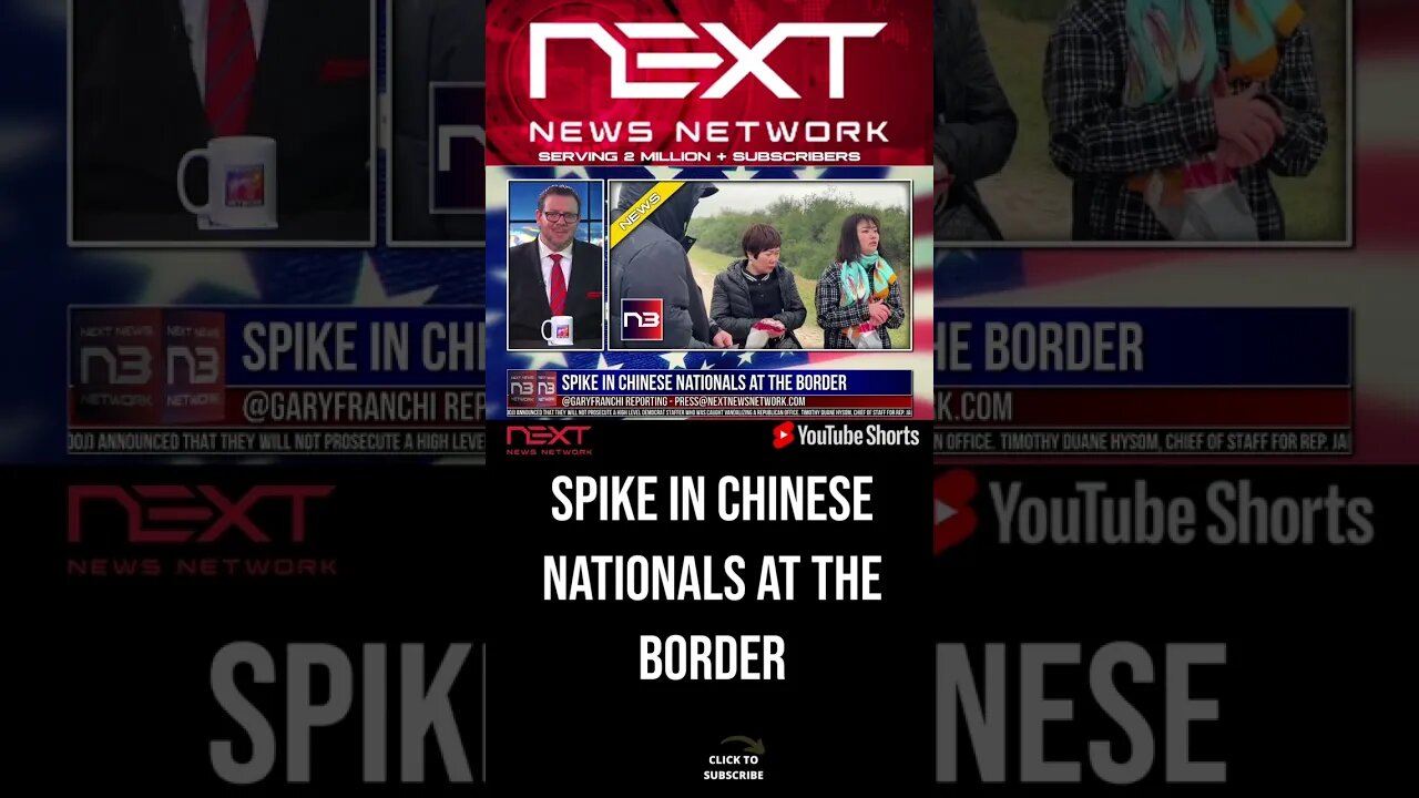 Spike in Chinese Nationals at the Border #shorts