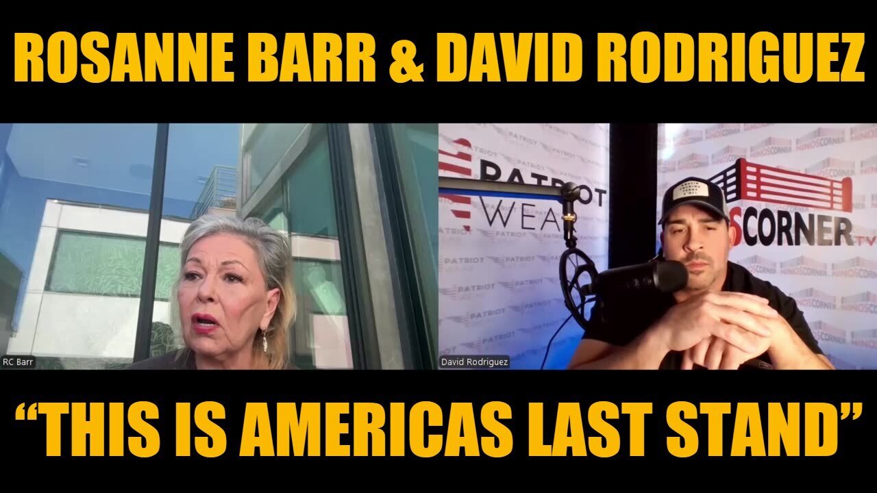 Rosanne Barr & David Rodriguez 11/4/24 - “This Is Americas Last Stand”