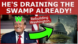 Trump Is ALREADY Draining the Swamp!