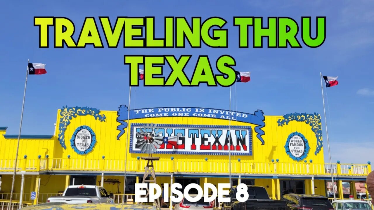 Travel Vlog 18 - Episode 8 / Texas to New Mexico / Cadillac Ranch and other Route 66 Stops