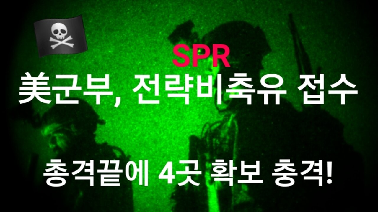 전략비축유 빼돌리는 범죄적 b 정부