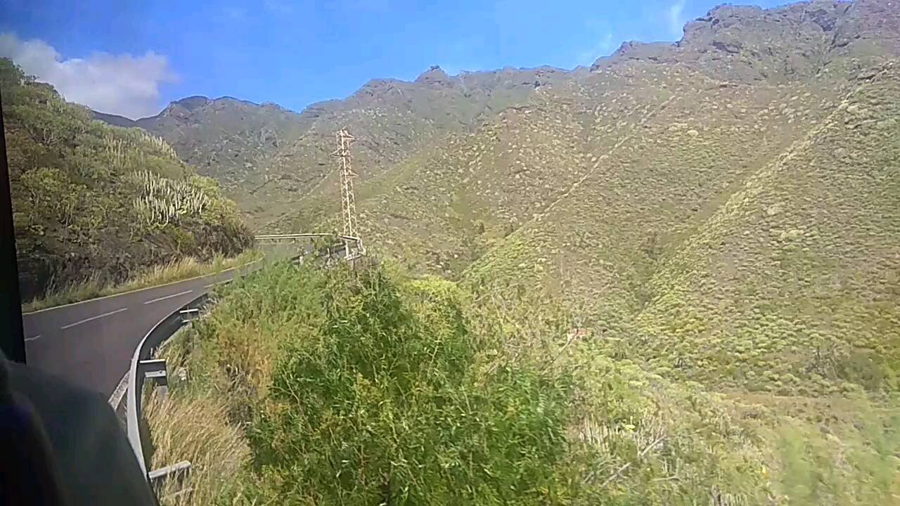 Beautiful bus-trip in the mountains of Tenerife